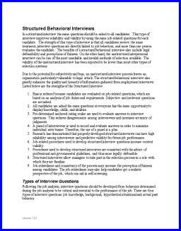 star interview questions examples