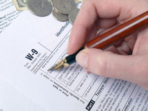 W-9 tax form