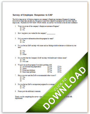 Survey of Employee Awareness, Employee Assistance Program Survey of Employee Awareness, Employee Assistance Program