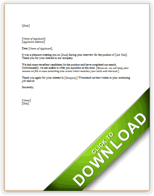 Sample Letters to Applicants - Northern Arizona University
