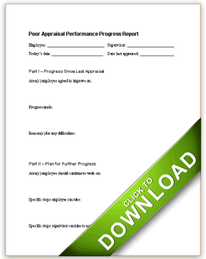 employee progress report