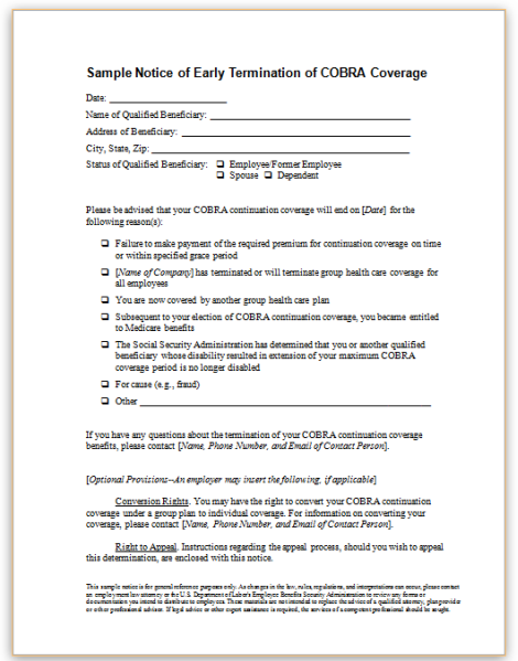 Sample Letter To Cancel Health Insurance from www.hr360.com