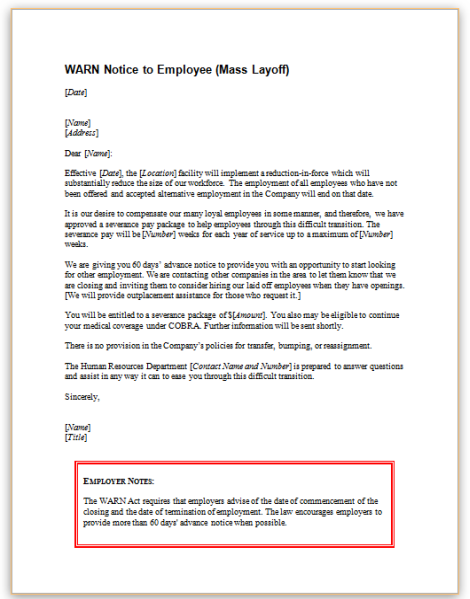 Layoff Letter To Employee from www.hr360.com