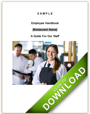 handbook employee sample restaurant restaurants hr cover policies forms industry employees hr360